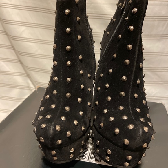 Lady Couture Woman’s Spike-2 High Heel Ankle Boots - Picture 1 of 4